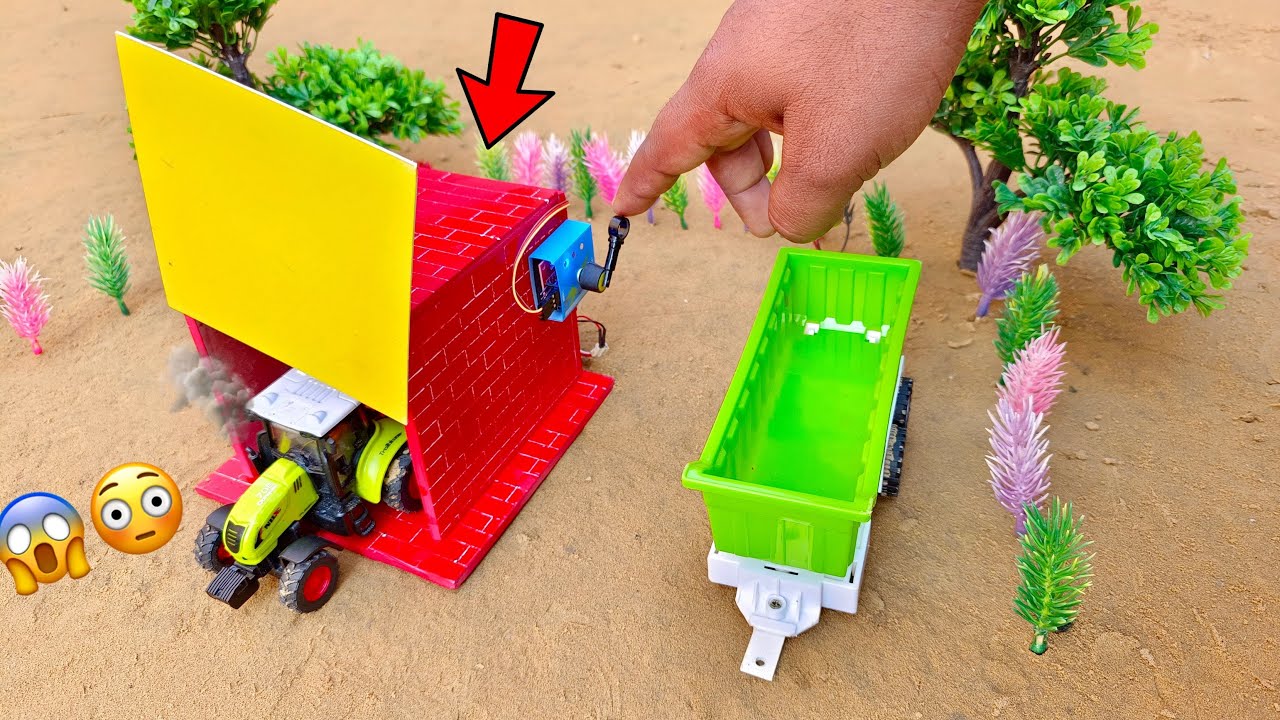 Diy mini tractor shed making | mini water pump| Part-2 | @KeepVilla Tech Creators