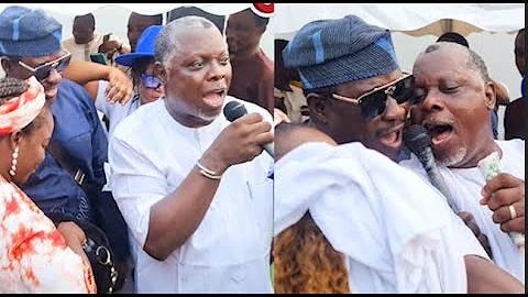 This Will Melt ur Heart! Ogogo &Dele Odule Sing Together For Oga Bello,Jide Kosoko, At His Birthday