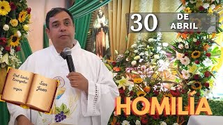 EVANGELIO DE HOY martes 30 de abril del 2024  Padre Arturo Cornejo