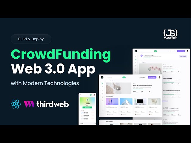 Build and Deploy a Web3 Blockchain Crowdfunding Platform (Kickstarter) class=