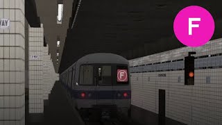 OpenBVE NY : R44 At Broadway Lafayette Street