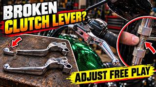 How to Replace a Harley Sportster Clutch Lever (& Adjust Cable Free Play)