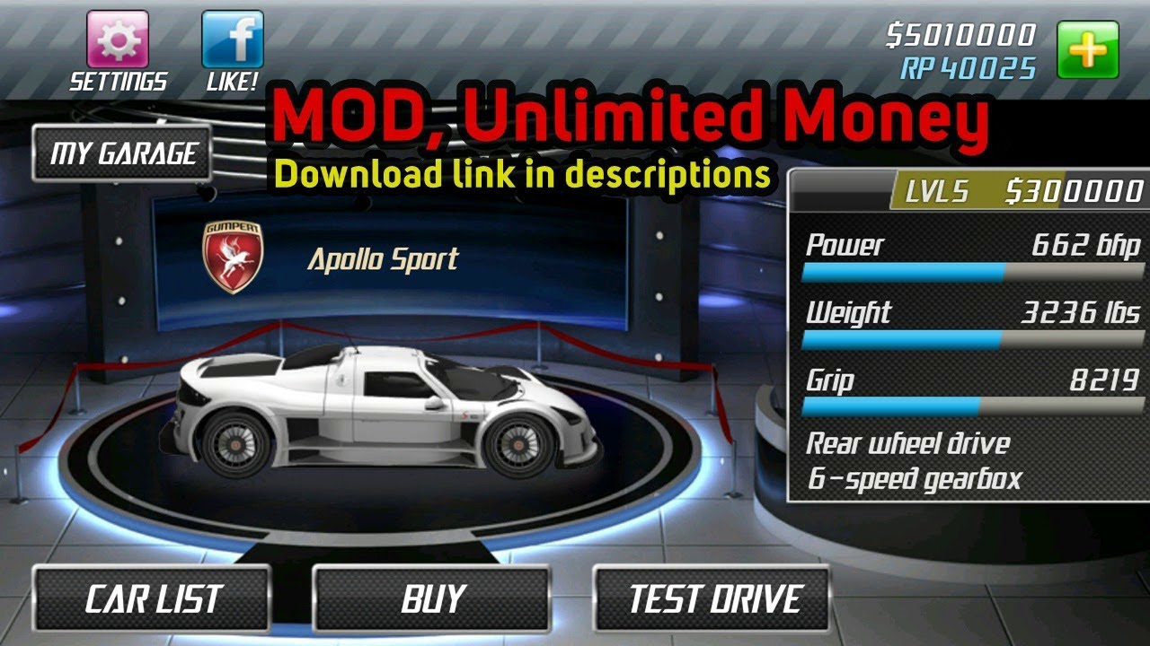 ev3 drag racing mod apk unlimited money