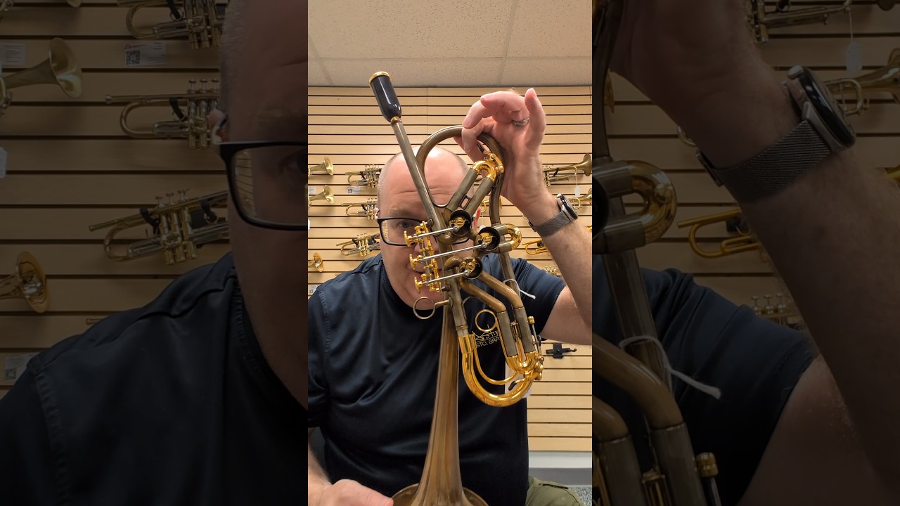 Assista a Is this the coolest trumpet you've ever seen? Check out this funky Schagerl spyder #shorts no YouTube Assista a Is this the coolest trumpet you've ever seen? Check out this funky Schagerl spyder #shorts no YouTube