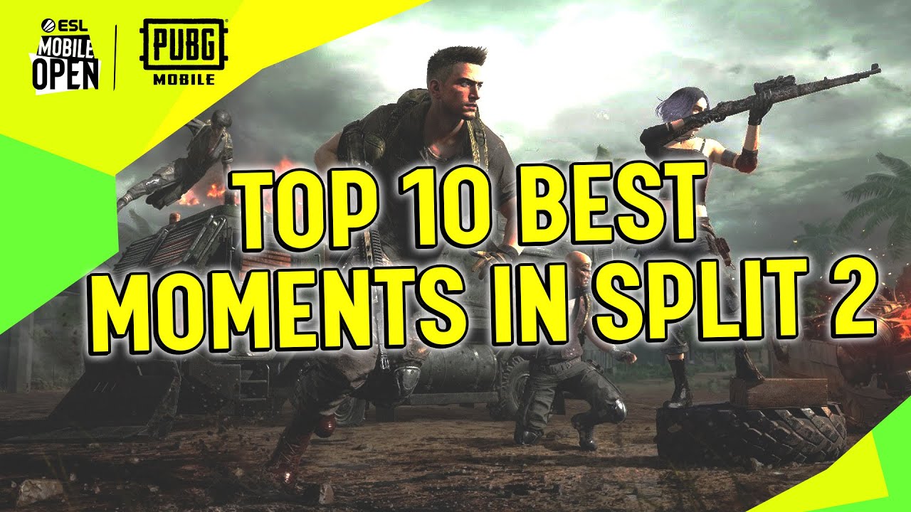 TOP 10 BEST MOMENTS IN SPLIT 2 || ESL MOBILE OPEN - PUBG MOBILE