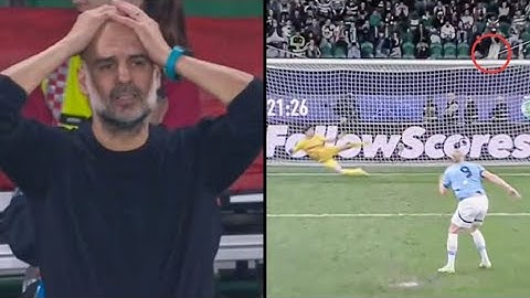 😳 Erling Haaland CRAZY PENALTY MISS vs Sporting | Man City vs Sporting