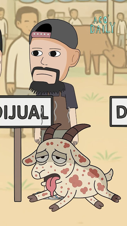 This sacrificial goat can talk #qurban #cow #goat #iduladha2025