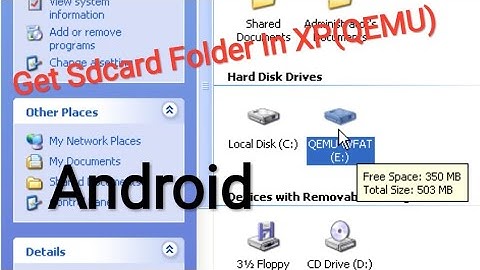 HDD in Qemu(Termux) in Android