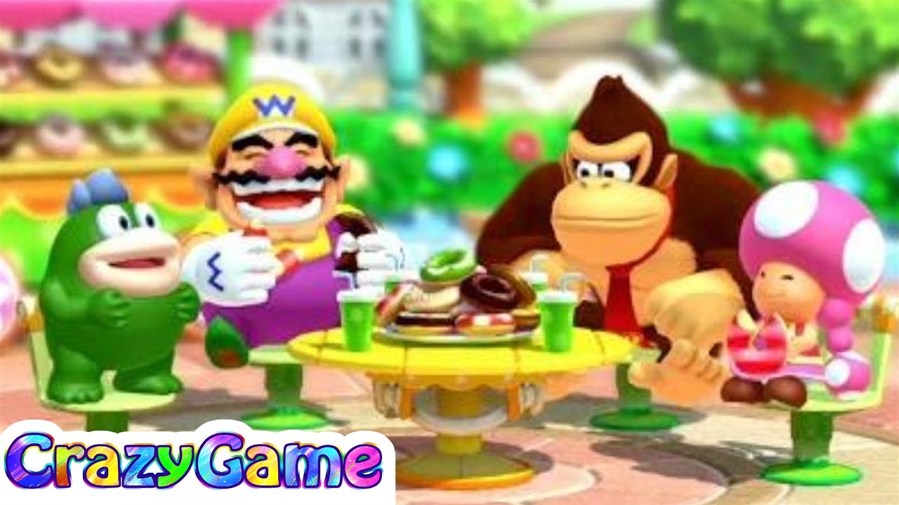 Mario Party 10 Mario Party - Chaos Castle - Spike vs Wario vs Donkey Kong vs Toadette (4 Player)