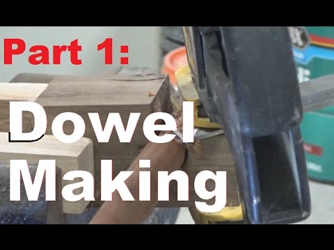 Woodworking: How to make your own dowels