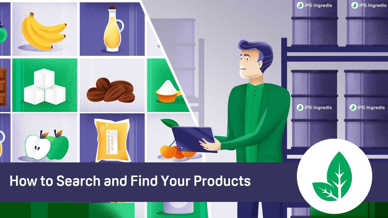 Getting Started - How to Find Your Products | IPS-Ingredis