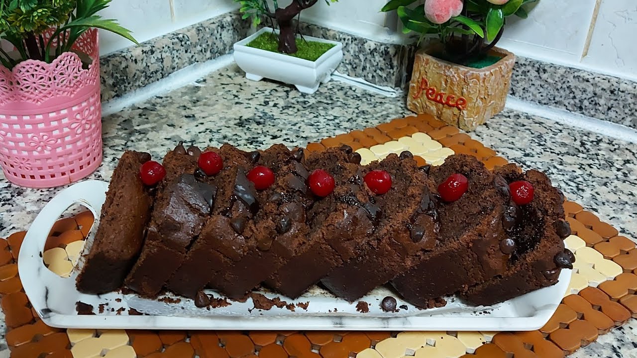 انجلش كيك بالشوكولاتة 🍫🍫🍫🍒🍒🍒