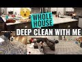 *SATISFYING* WHOLE HOUSE DEEP CLEAN WITH ME 2019 | EXTREME CLEANING MOTIVATION | SPEED CLEANING