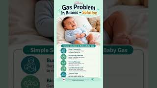Gas Problem in Babies? Try These Simple Remedies (Instant Relief Tips!) #shorts