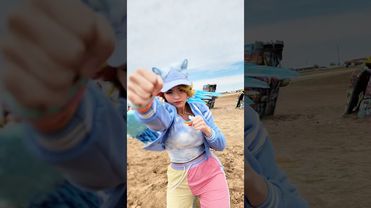 Pov you just got demolished by ponies 💪🌈🤠🦄 feat. @halcybella #mylittlepony #cosplay
