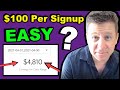 $100 - $300 Per Signup Affiliate Offer - Super Easy Method.