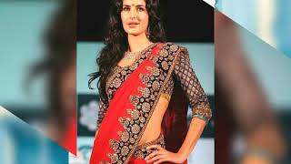 Latest Saree Blouse Designs Pinterest | Katrina Kaif indian Saree Blouse