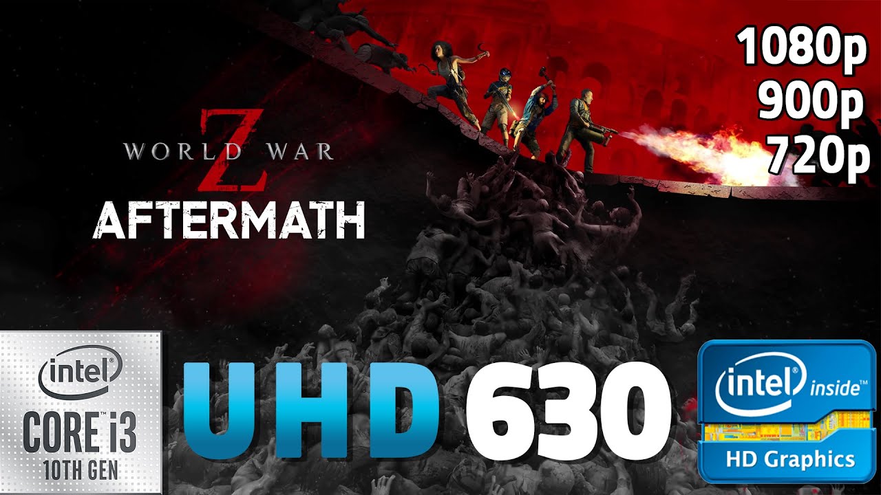 World War Z Aftermatch Intel UHD 630 | i3 10100 + 16 GB RAM, Playable or not?