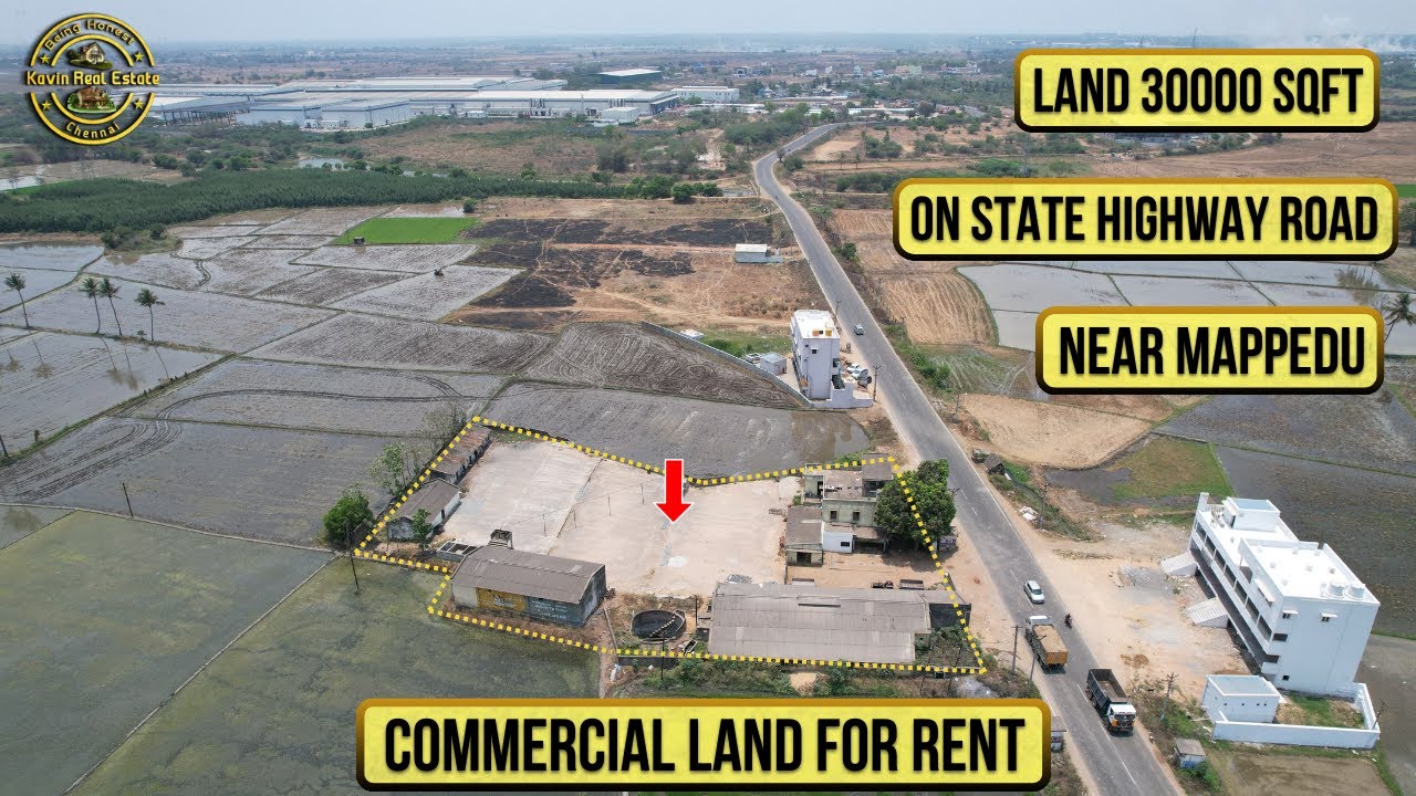 Land On Rent ID 1679 - Commercial Land For Rent Near Mappedu || On Road Property ...