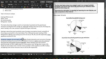 IELTS Writing Task 1 Academic Pie Chart
