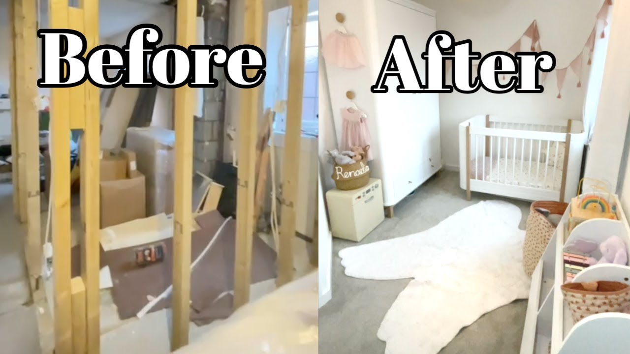 NURSERY REVEAL!! *Before & After Complete Renovation Transformation ...