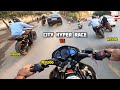 City hyper ride  street race with ns200 and rc200