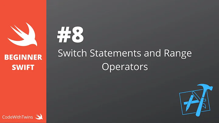 Swift Switch Statements and Range Operators : Ep - 8 Swift Beginner Series