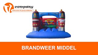 Springkussen Brandweer Middel - Vcompany