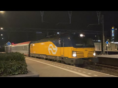 Nightjet to Vienna and Inssbruck hbf diverted via Eindhoven Centraal to Venlo border into Germany.