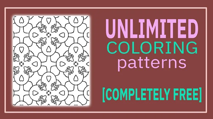 [Part 1] Create Unlimited Coloring Book Patterns f...