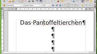 052 Kopfzeilen . Openoffice