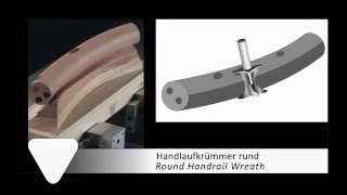 Round Handrail Wreath │ Handlaufkrümmer rund