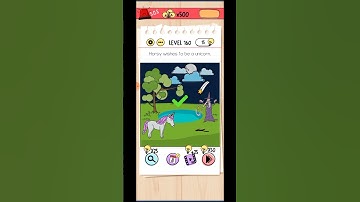 Brain test level 160 solution / Horny wishes to be a unicorn