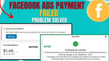 Facebook ads payment failed problem solved