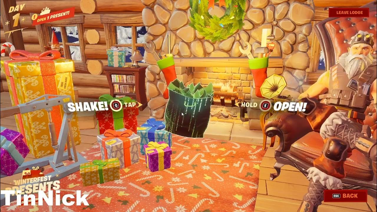 All Fortnite Winterfest Present Rewards YouTube