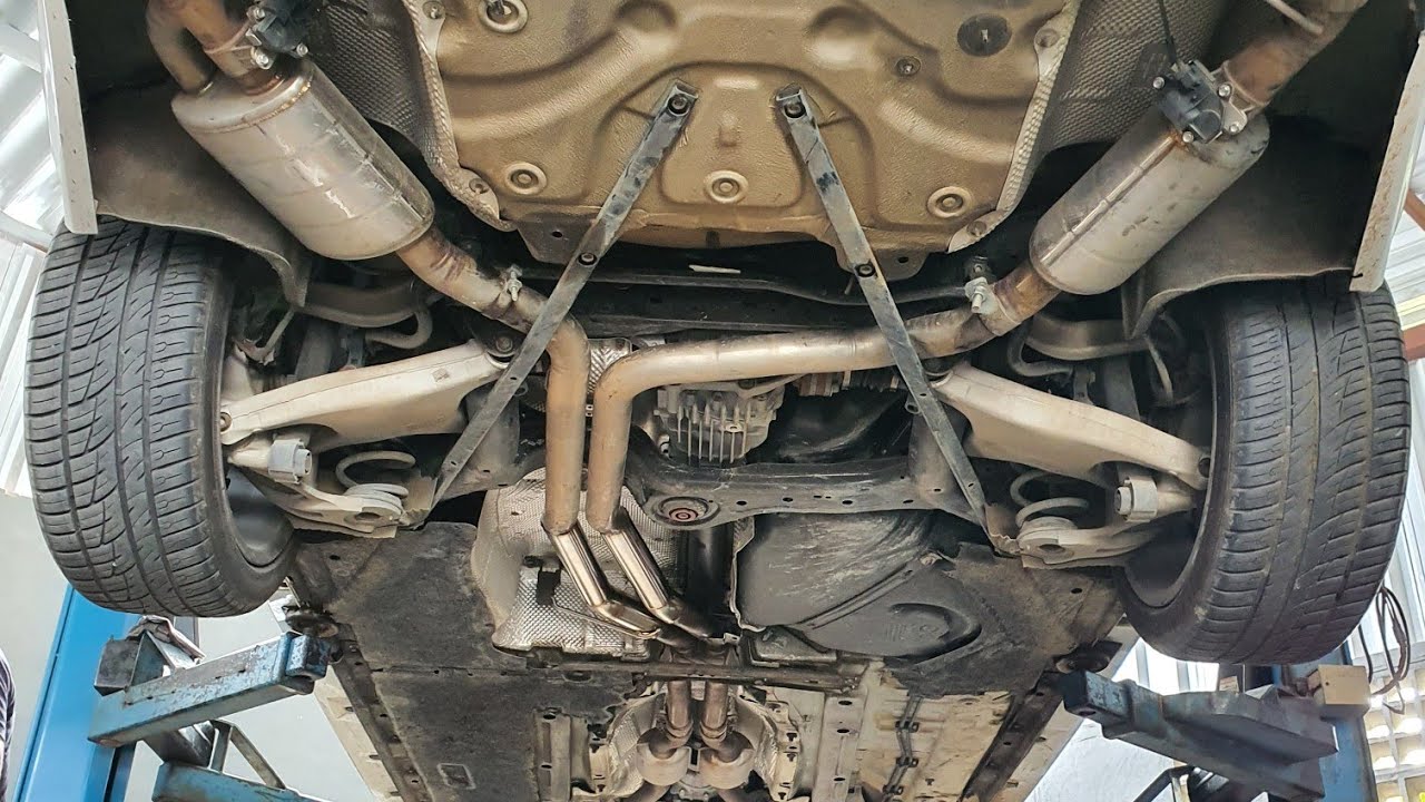 Audi A7 2012 Stg2 Dual Pulley Straight Pipe Exaust Valvetronic Rear Muffler Decat Youtube