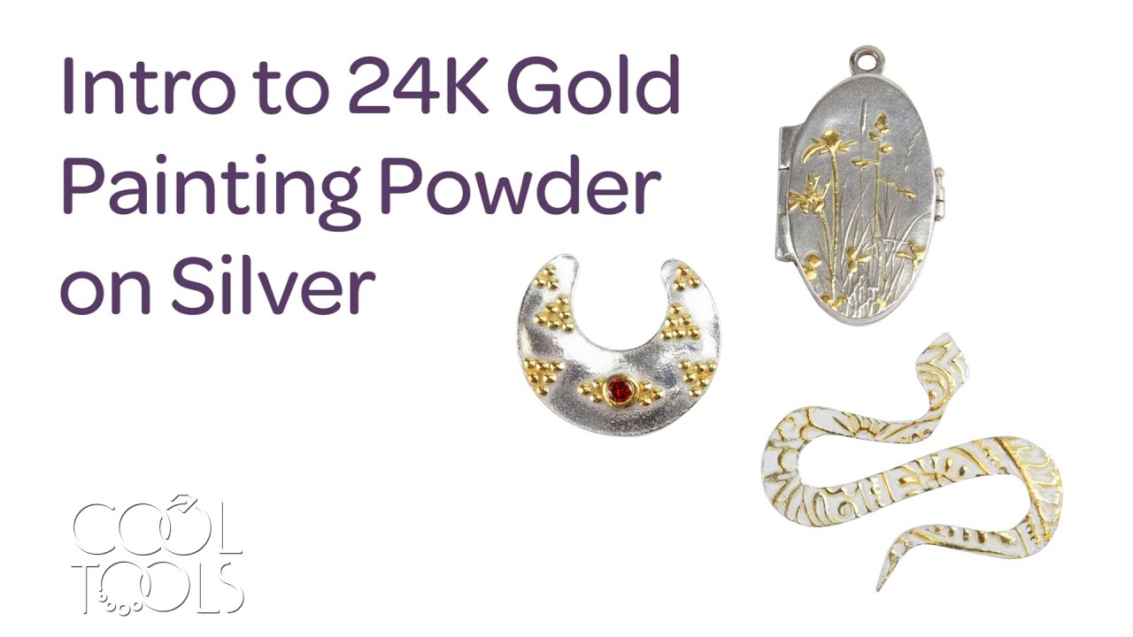 Intro to 24K Gold Painting Powder for Silver