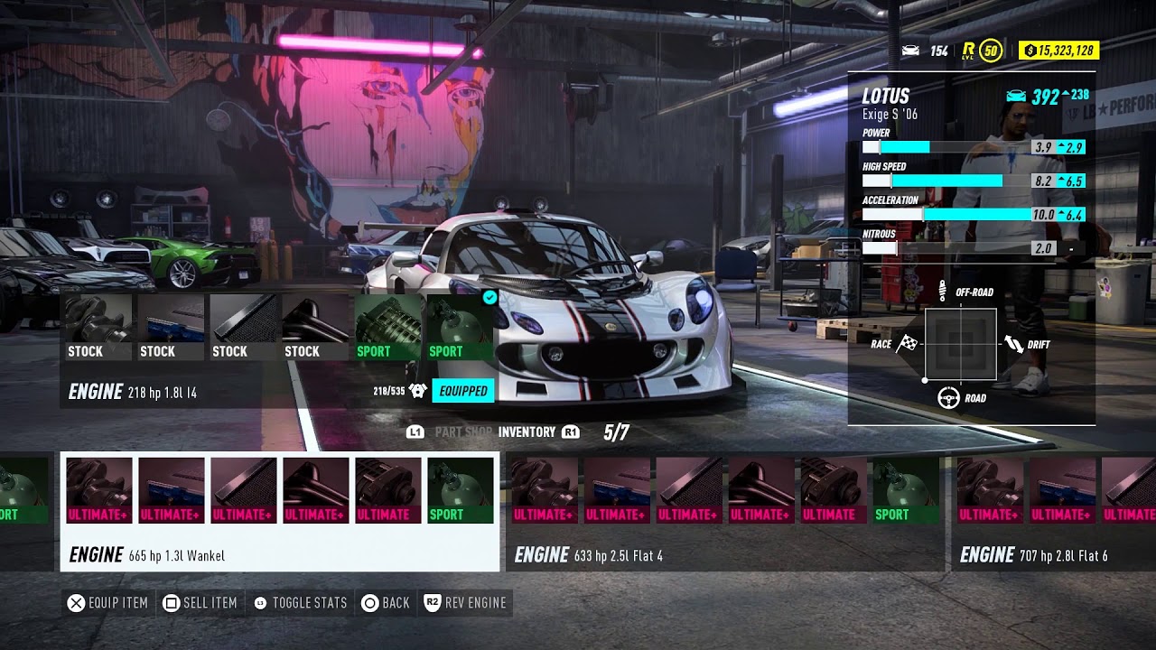 Lotus Exige S - All Maxed out Engines Stats+Sound | Need for Speed