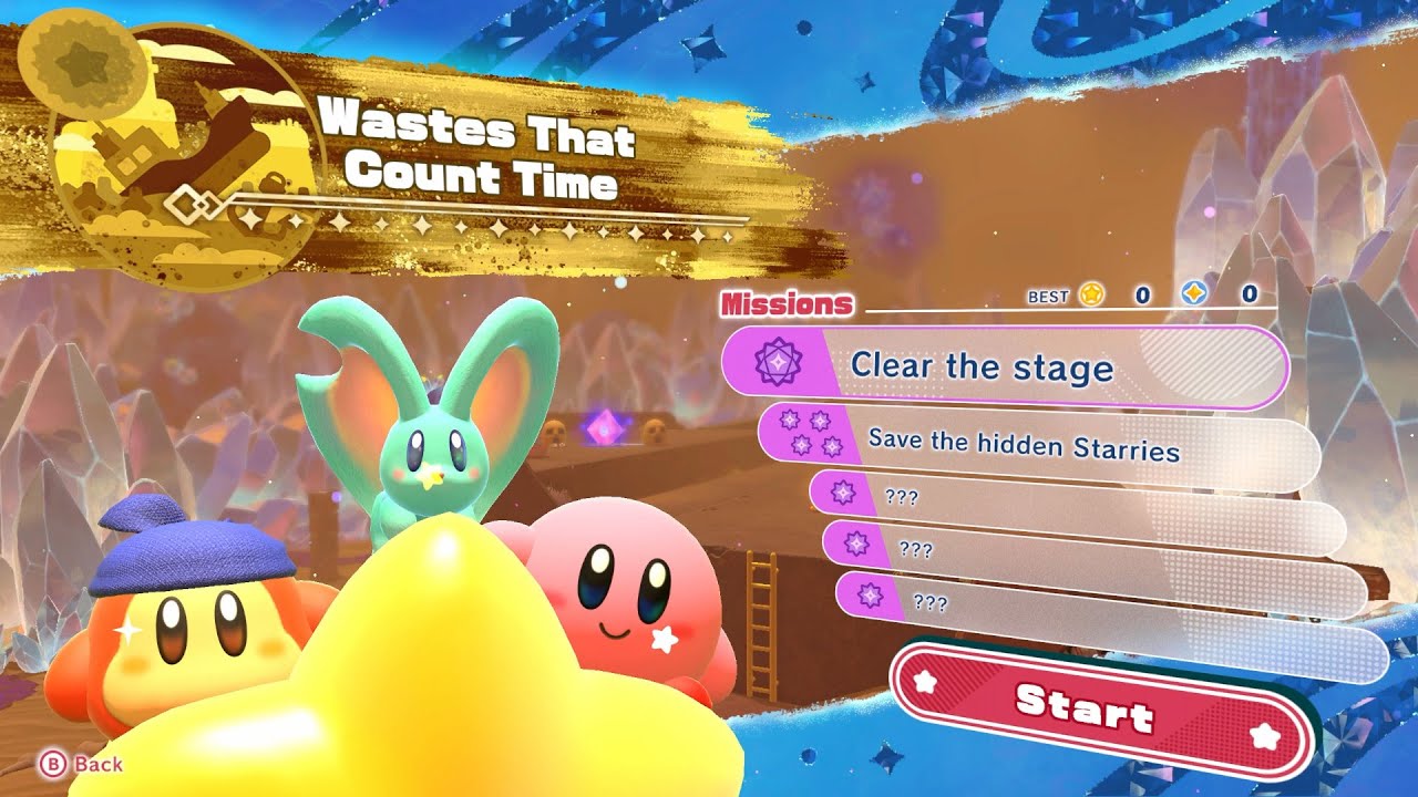Kirby Star-Crossed World - Wastes That Count Time
