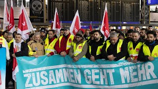 Climate activists block runways at two German airports
