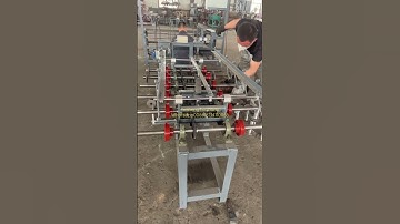 Bobbin wire making machine to make hexagonal wire mesh#hexagonal wire mesh machine
