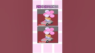 Find the 3 Differences in 8 Seconds! ⏱️ #Shorts