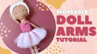How to Create Moveable Button Jointed Rag Doll Arms