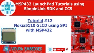 Nokia5110 LCD interfacing with MSP432 using SPI