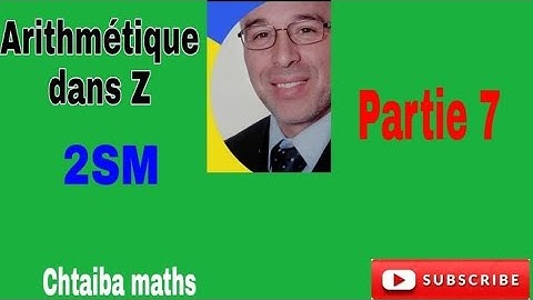 Arithmétique dans Z( exercice 7) 2bac SM biof 2021
