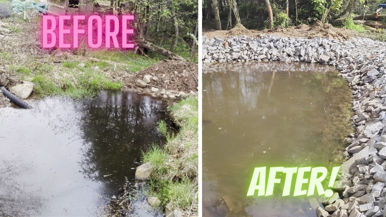 From water hole to fish pond: The Beautiful Transformation!