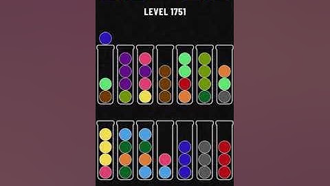 Ball Sort Puzzle - level.1751