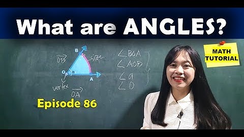 WHAT ARE ANGLES? BASIC GEOMETRY / MATH TUTORIAL
