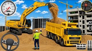 Construction Simulator 2026 - リアルなJCBショベルカー3D - トラックゲーム Android ゲームプレイ screenshot 3