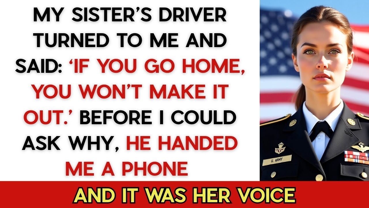 My Sister’s Driver Said “You’re Not Safe at Home” I Shook When He Handed Me a Phone and…